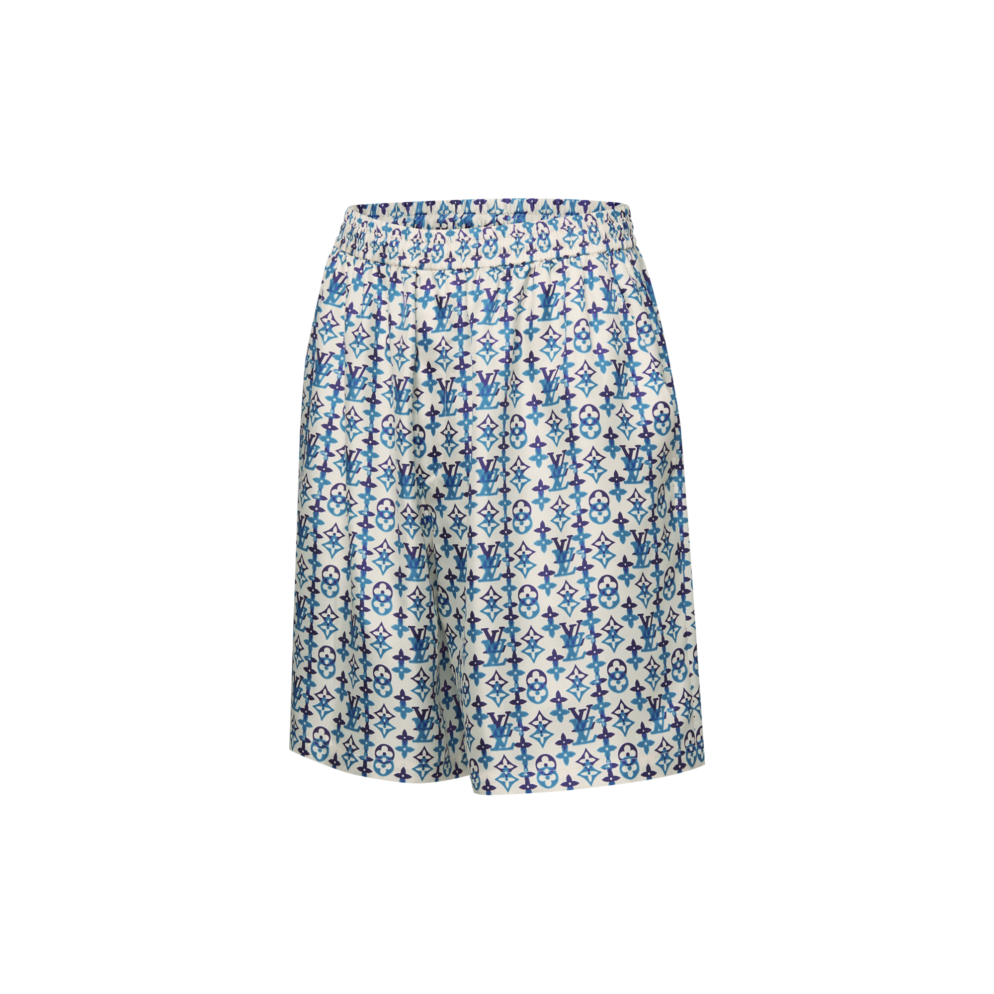 Monogram Printed Silk Shorts - For Men | LOUIS VUITTON